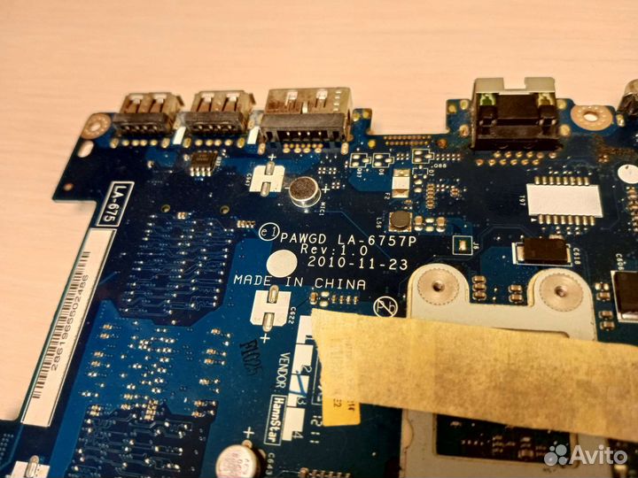 Материнская плата la-6757p