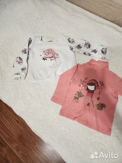 Детская одежда для девочки пакетом 92-98-104