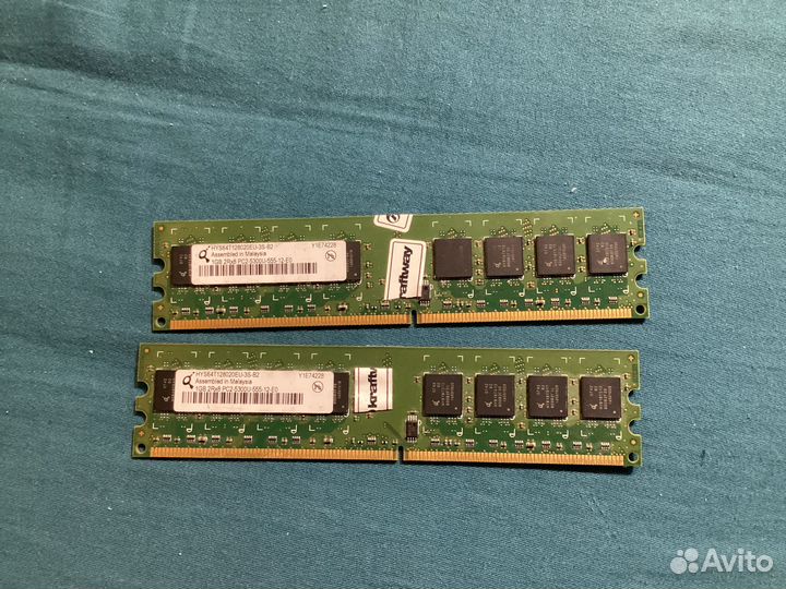 Оперативная память ddr2 1gb