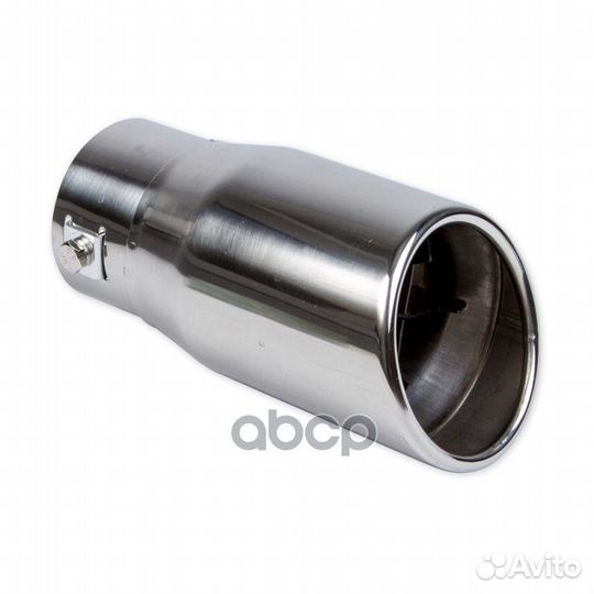 Насадка на глушитель 86х160х63 мм. хром A070100