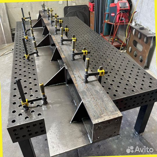 Сварочный 3D стол 1500х3000х100 толщиной 8 мм