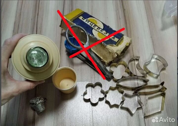 Подставка для ложек, термос СССР формы для печенья