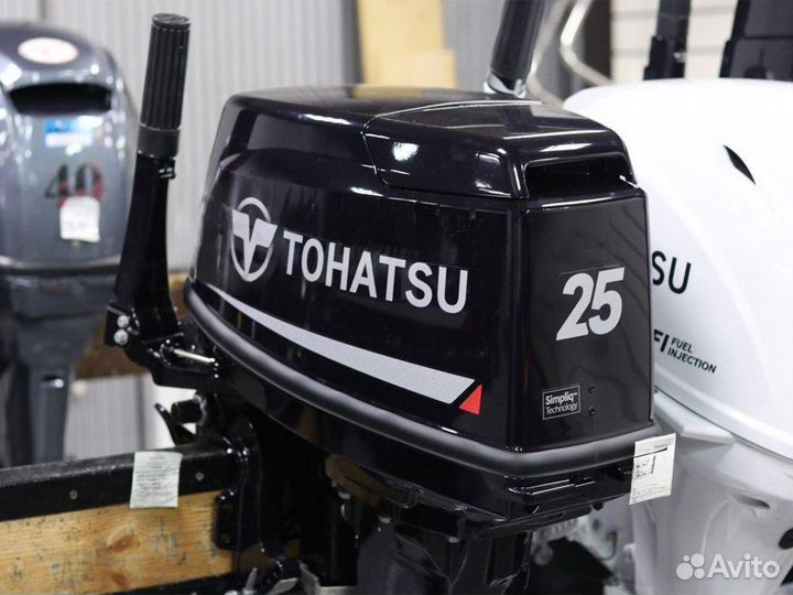Лодочный мотор tohatsu M 25 S витринный Рассрочка