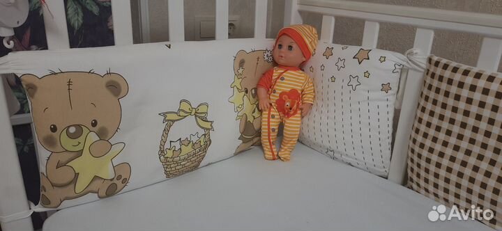 Бортики в детскую кроватку