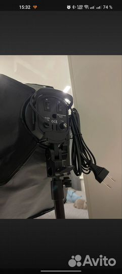 Новые софтбоксы с лампами 150w