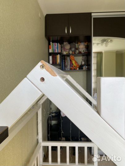 Детская кровать домик с матрасом и ящиками