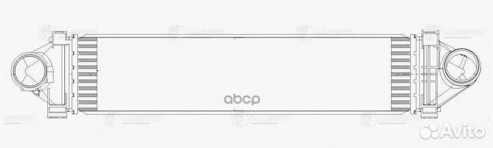 Онв (радиатор интеркулера) для а/м Land Rover F