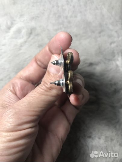 Серьги восьмёрки бесконечность