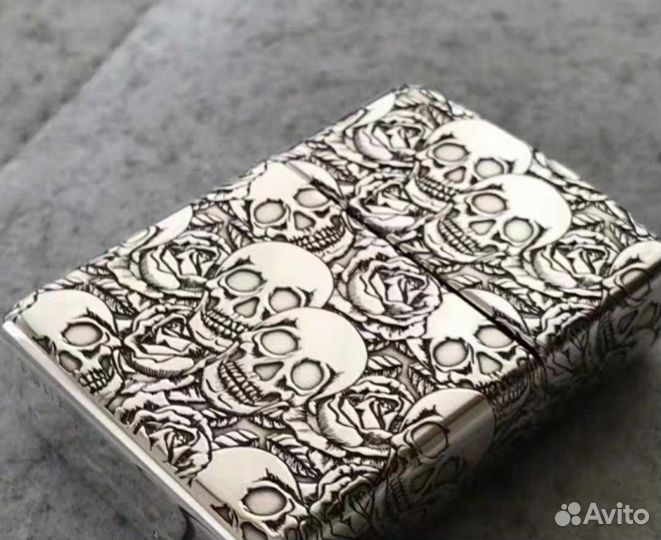 Зажигалка Zippo Sterling Skull