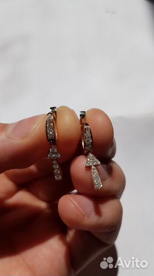 Серьги с бриллиантами