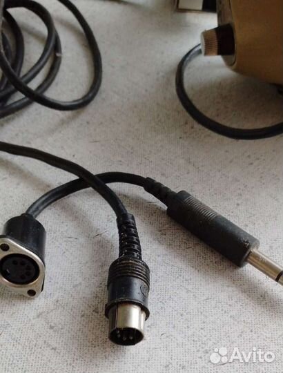 Винтажные ретро наушники Эхо тдс101 со схемой