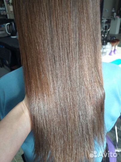 Кератиновое выпрямление