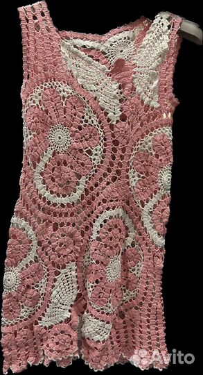 Платье вязаное летнее