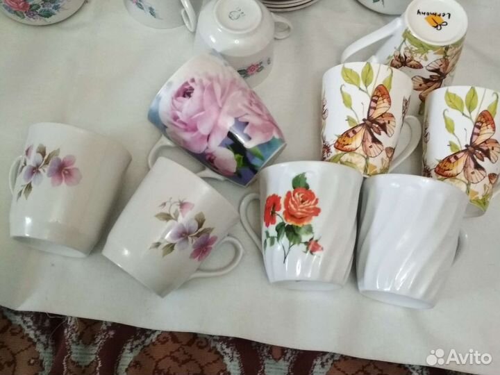 Сервиз чайный,и. Разные бакалы от сервизов