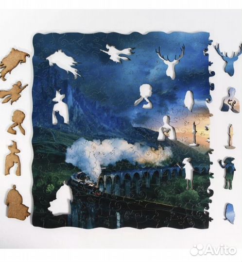 Деревянный пазл Гарри Поттер