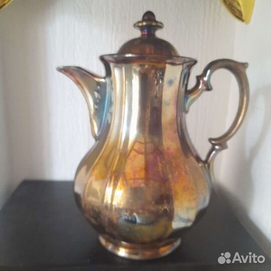 Антикварный кофейный посеребряный набор