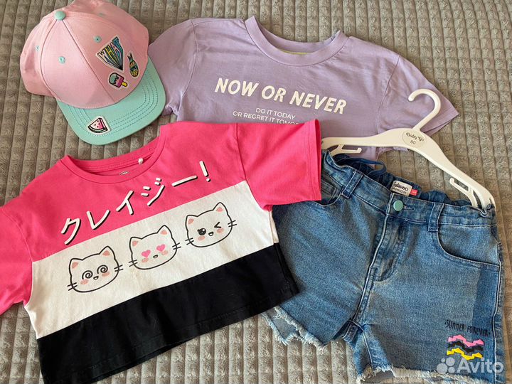 Вещи на девочку пакетом 128-134