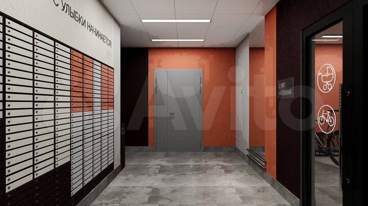 2-к. квартира, 44,1 м², 11/19 эт.