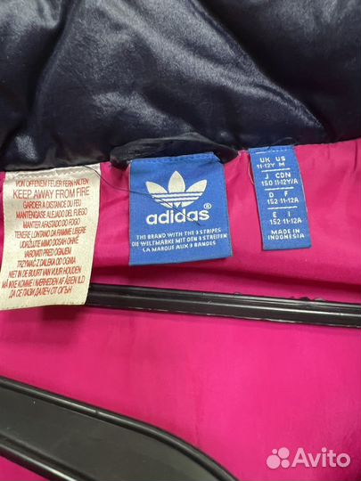 Пуховик adidas для девочки 152