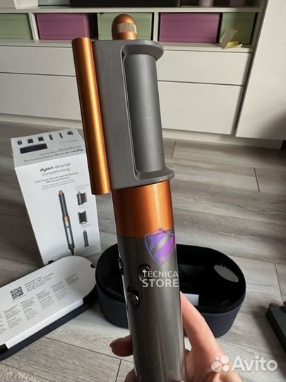 Dyson hs05 long яркий никель новый