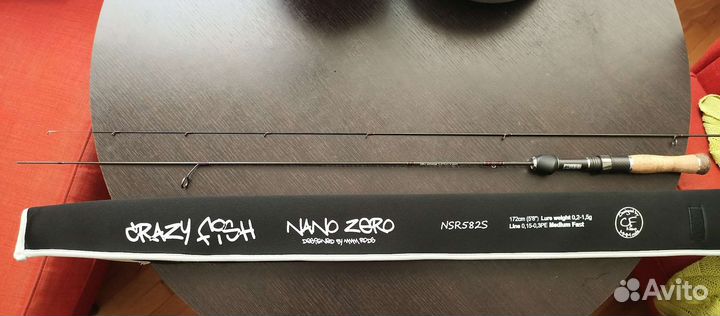 Спиннинг Crazy Fish Nano Zero 172см 0.2-1.5гр