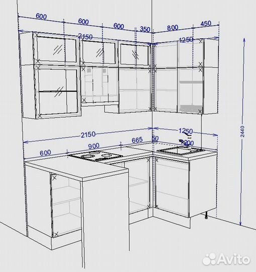 Встроенная кухня от производителя