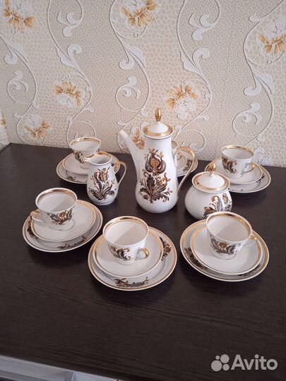 Кофейный сервиз СССР рига