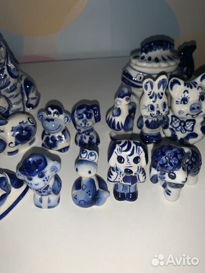 Фигурки гжель