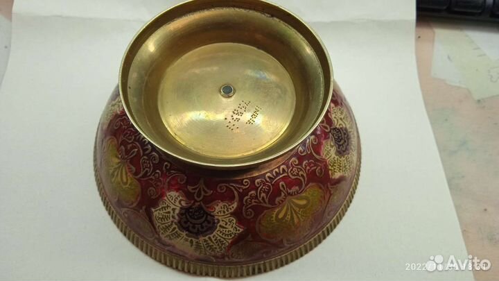 Чаша пиала Индия латунь