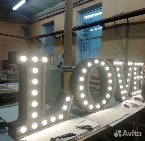 Вывески, Световые буквы, Гибкий Неон, Реклама