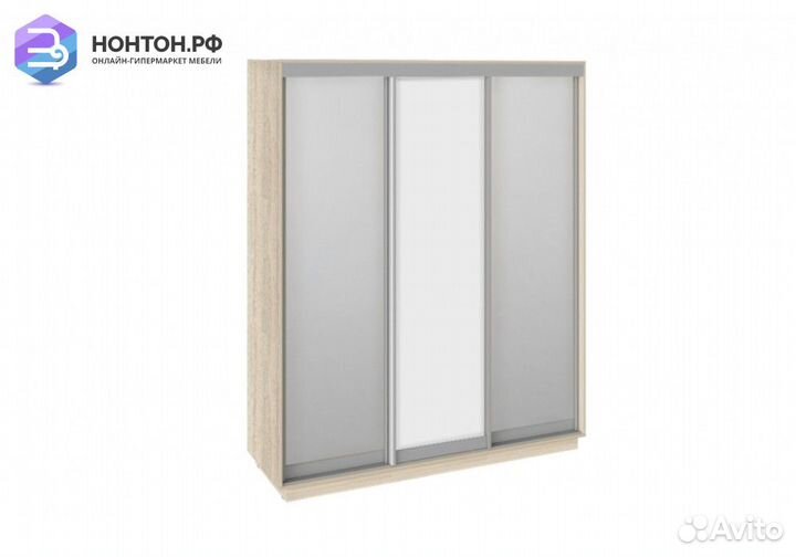 Шкаф-купе Нонтон 3-дверный с двумя зеркалами соном