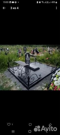 Благоустройство захоронений, установка памятников