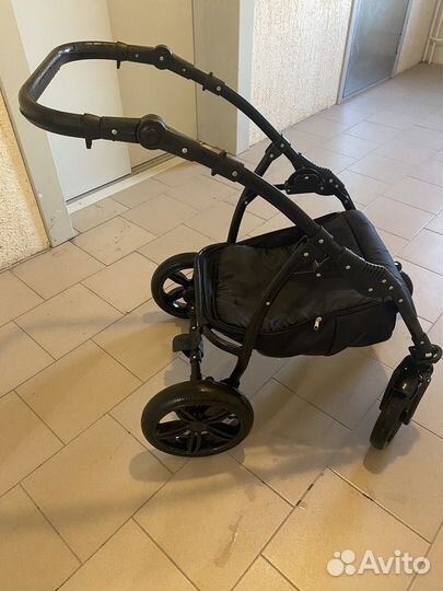 Коляска 2 в 1 эко кожа