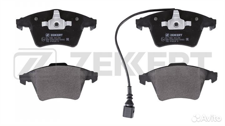 Колодки торм. диск. передн. с датчиком VW Touareg 02