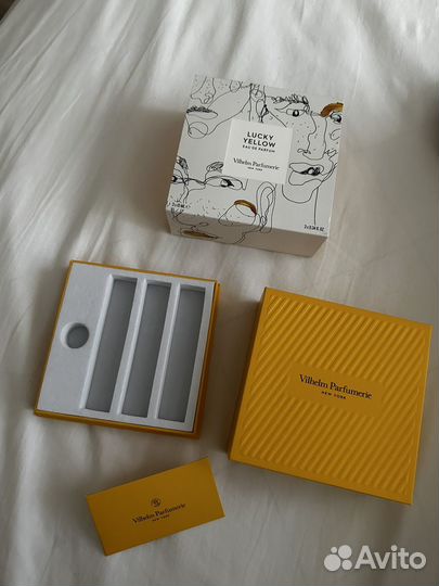 Коробка от духов vilhelm perfumerie 10 мл