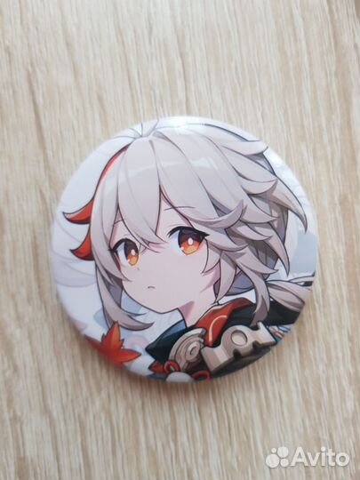 Казуха значок Genshin Impact