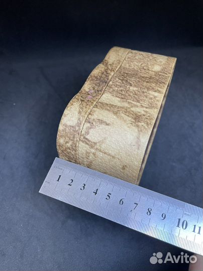 Очень красивая шкатулка из кожи и ткани