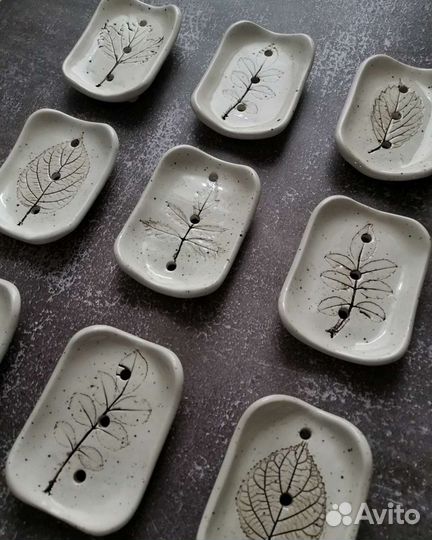 Керамические мыльницы ручной работы