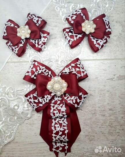 Бантики и жабо, школьные бантики