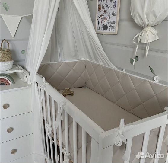 Бортики на кроватку