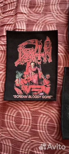 Black Sabbath, Death, Burzum, Gorgoroth - нашивки