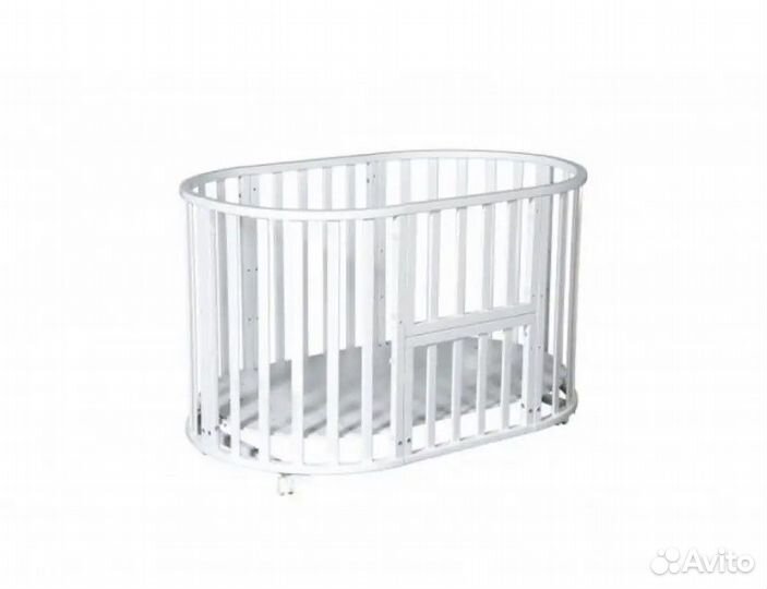 Детская овальная кроватка