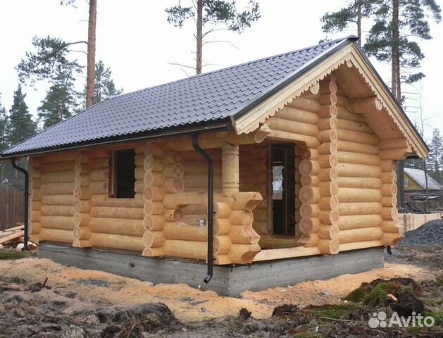 Строительство бань домов из бревна, Рязань
