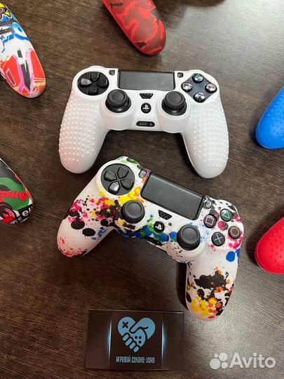 2 чехла на геймпад Dualshock 4 Playstation PS4 PS