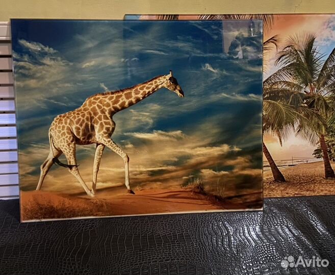 Картина из стекла