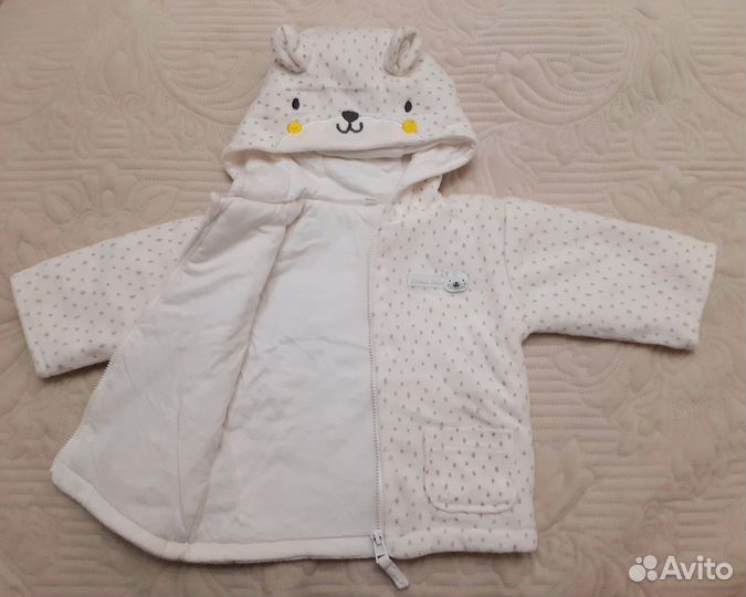 Пакет вещей на девочку 62-68 + бутылочка