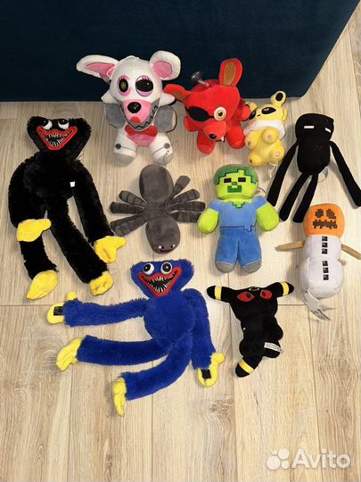 Мягкие игрушки майнкрафт фнаф