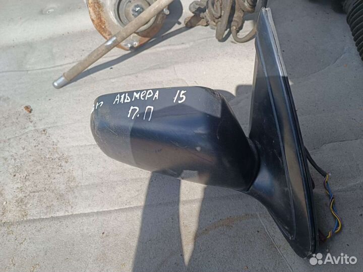 Зеркало правое nissan almera n15
