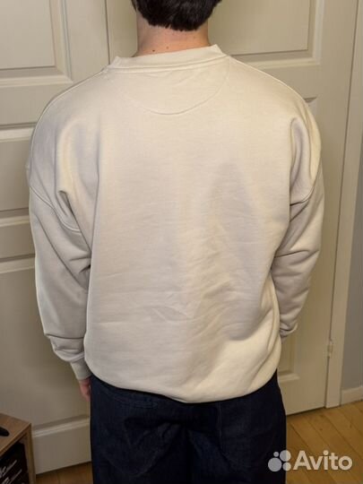 Свитшот бежевый базовый HM размер L