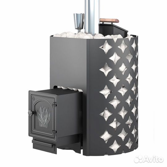 Печь Чугунная этна 18 (дт-4) Закрытая каменка этна